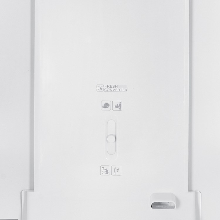 Refurbished electriQ eiQ60FDFF Freestanding 320 Litre Frost Free American Fridge Freezer Black Glass