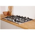 Indesit Aria 73cm 5 Burner Gas Hob - Stainless Steel