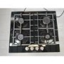 Refurbished Bosch Series 4 PNP6B6B90 60cm 4 Burner Gas Hob Black