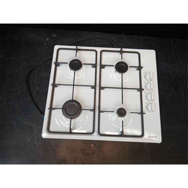 Refurbished Bosch Series 2 PBP6B2B60 58cm 4 Burner Gas Hob White