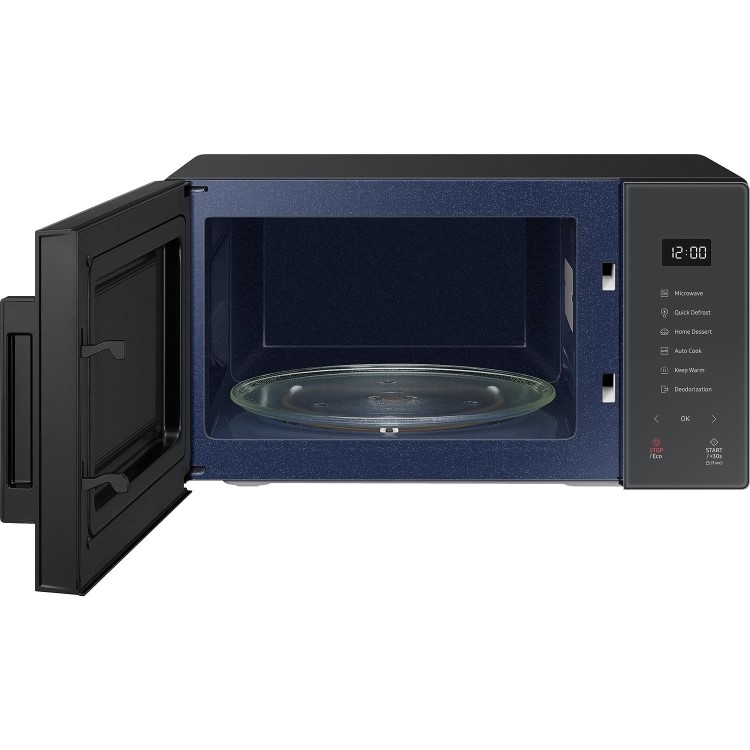 Refurbished Samsung MS23T5018AC 23L Glass Front Solo Microwave Charcoal
