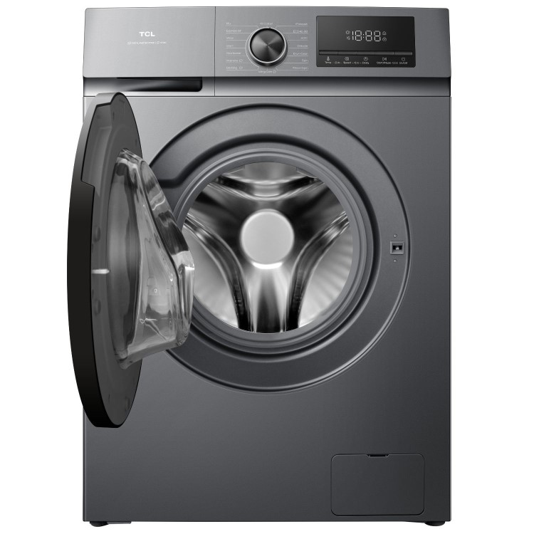 Refurbished TCL F Series FF0924SA0UK Freestanding 9KG 1400 Spin Washing Machine Graphite