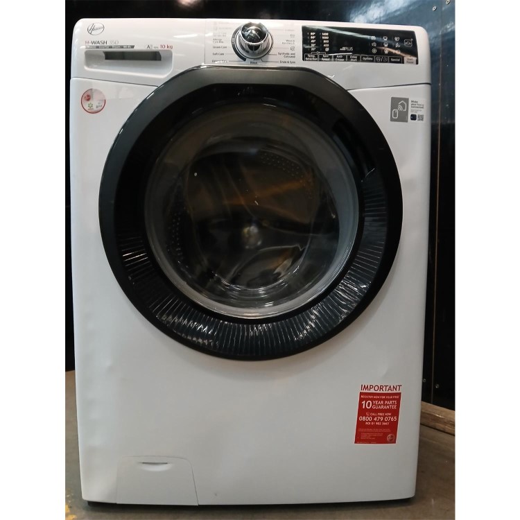 Refurbished Hoover H-Wash 350 H3WPS4106TMB6-80 Freestanding 10KG 1400 Spin Washing Machine White