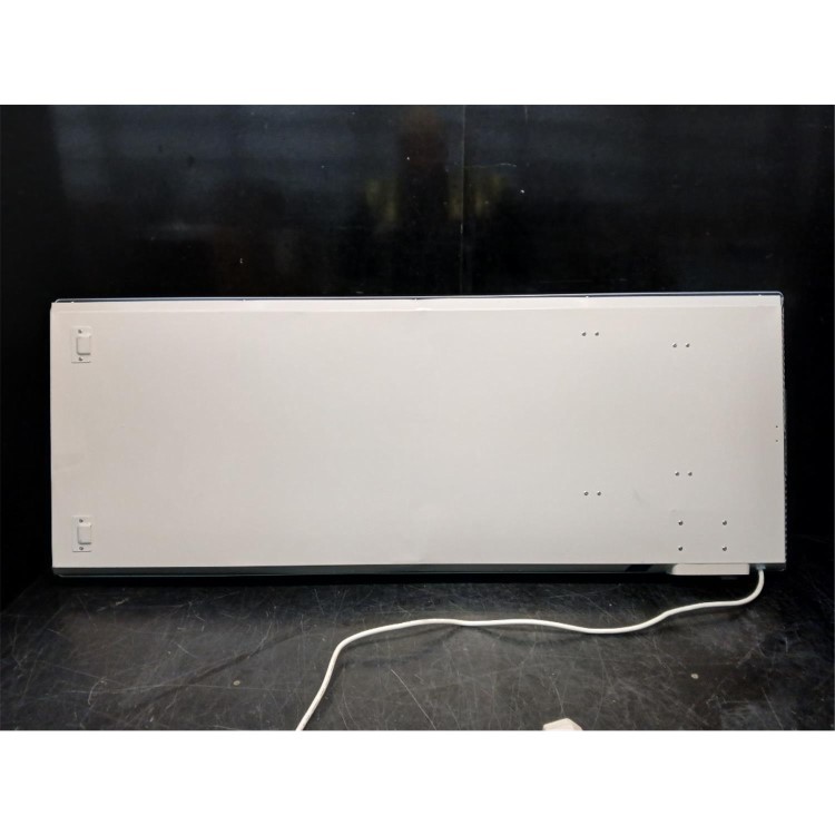 Refurbished electriq 1200W Smart Wall Mounted Designer Glass Heater with Towel Rails - White