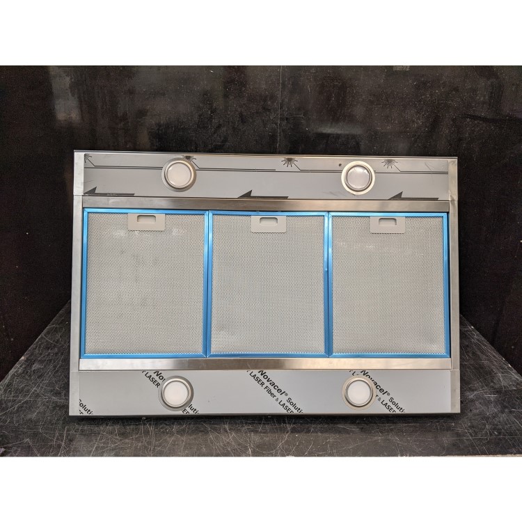Refurbished AEG DIE5961HG 90cm Slimline Island Hood with Hob2Hood Stainless Steel