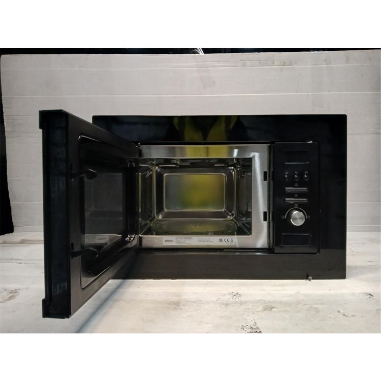 Refurbished electriQ Built-In Microwave with Grill - Black