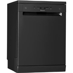 Refurbished Hotpoint Extra HFC3C26WCBUK 14 Place Freestanding Dishwasher Black