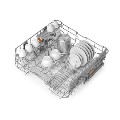 Refurbished Hotpoint Extra HFC3C26WCBUK 14 Place Freestanding Dishwasher Black