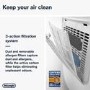 DeLonghi DEX216RF 16L Tasciugo AriaDry Quiet Laundry Dehumidifier - White