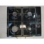 Refurbished Bosch Series 2 PBP6B6B60 58cm 4 Burner Gas Hob Black