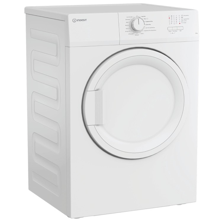 Refurbished Indesit CYDA81WWGLUK Freestanding 8KG Vented Tumble Dryer White