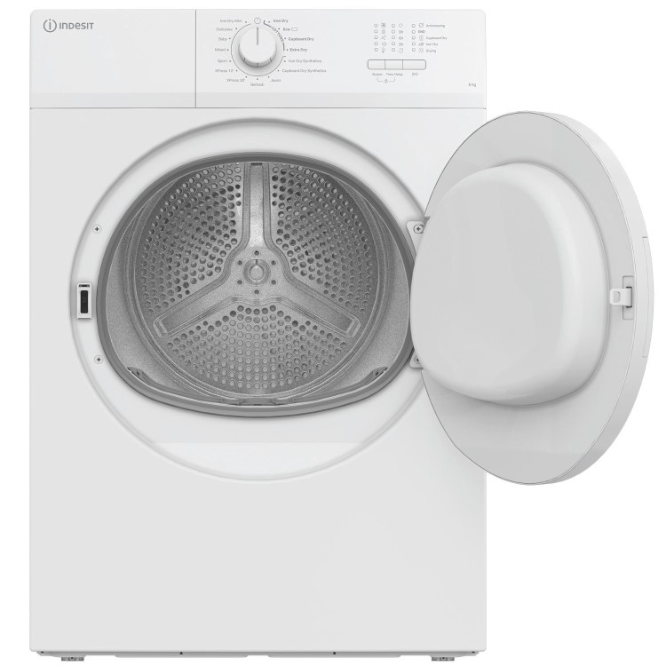 Refurbished Indesit CYDA81WWGLUK Freestanding 8KG Vented Tumble Dryer White