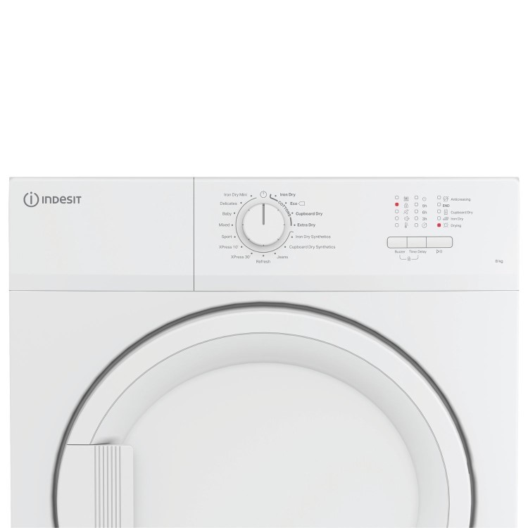 Refurbished Indesit CYDA81WWGLUK Freestanding 8KG Vented Tumble Dryer White