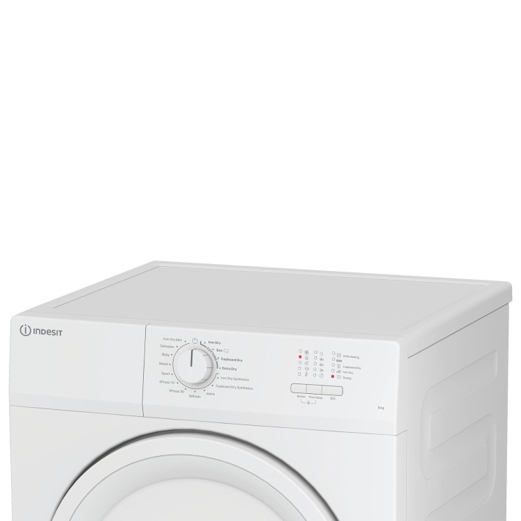 Refurbished Indesit CYDA81WWGLUK Freestanding 8KG Vented Tumble Dryer White