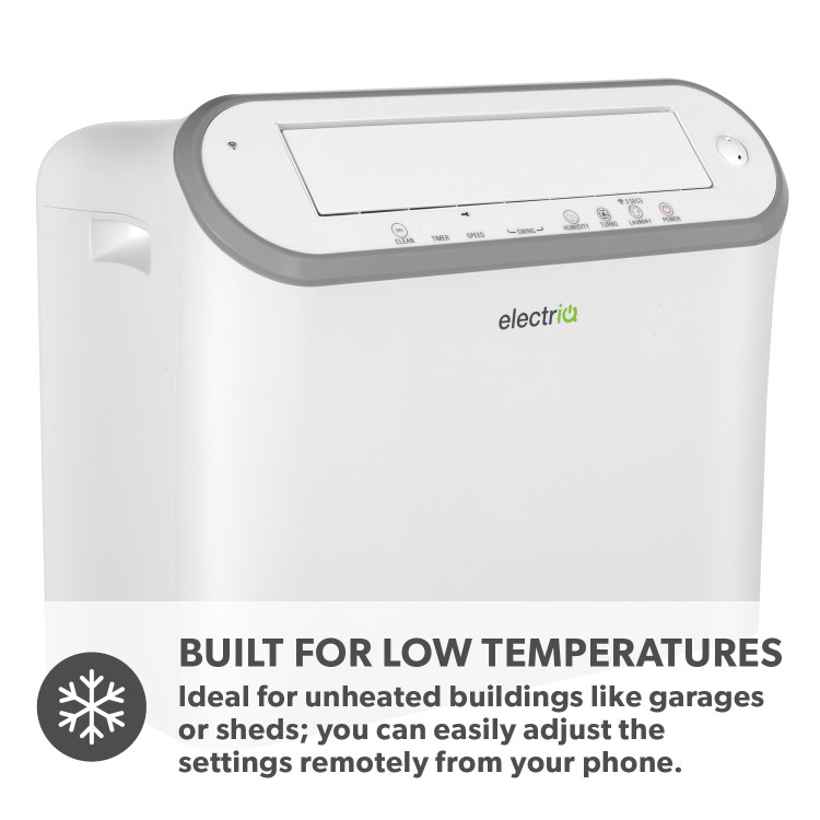 Refurbished electriQ 25L Smart Premium Low-Energy Laundry Dehumidifier