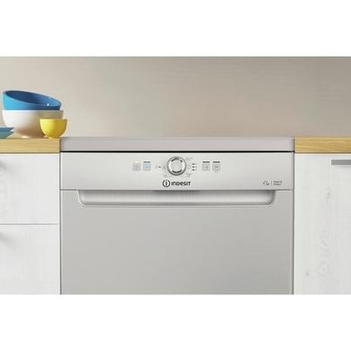 GRADE A2 - Indesit Fast&Clean Freestanding Dishwasher - Silver