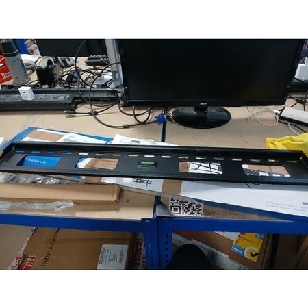 Refurbished electriQ EIQXLFLAT - Slim Flat TV Wall Bracket - Up to 100 Inch TVs