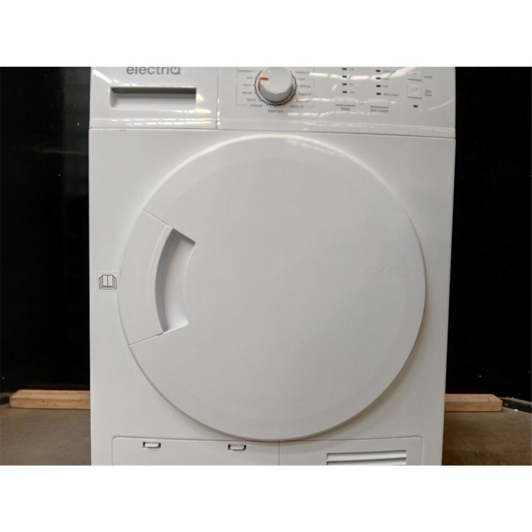 Refurbished electriQ EIQ8KGMCD Freestanding Condenser 8KG Tumble Dryer White