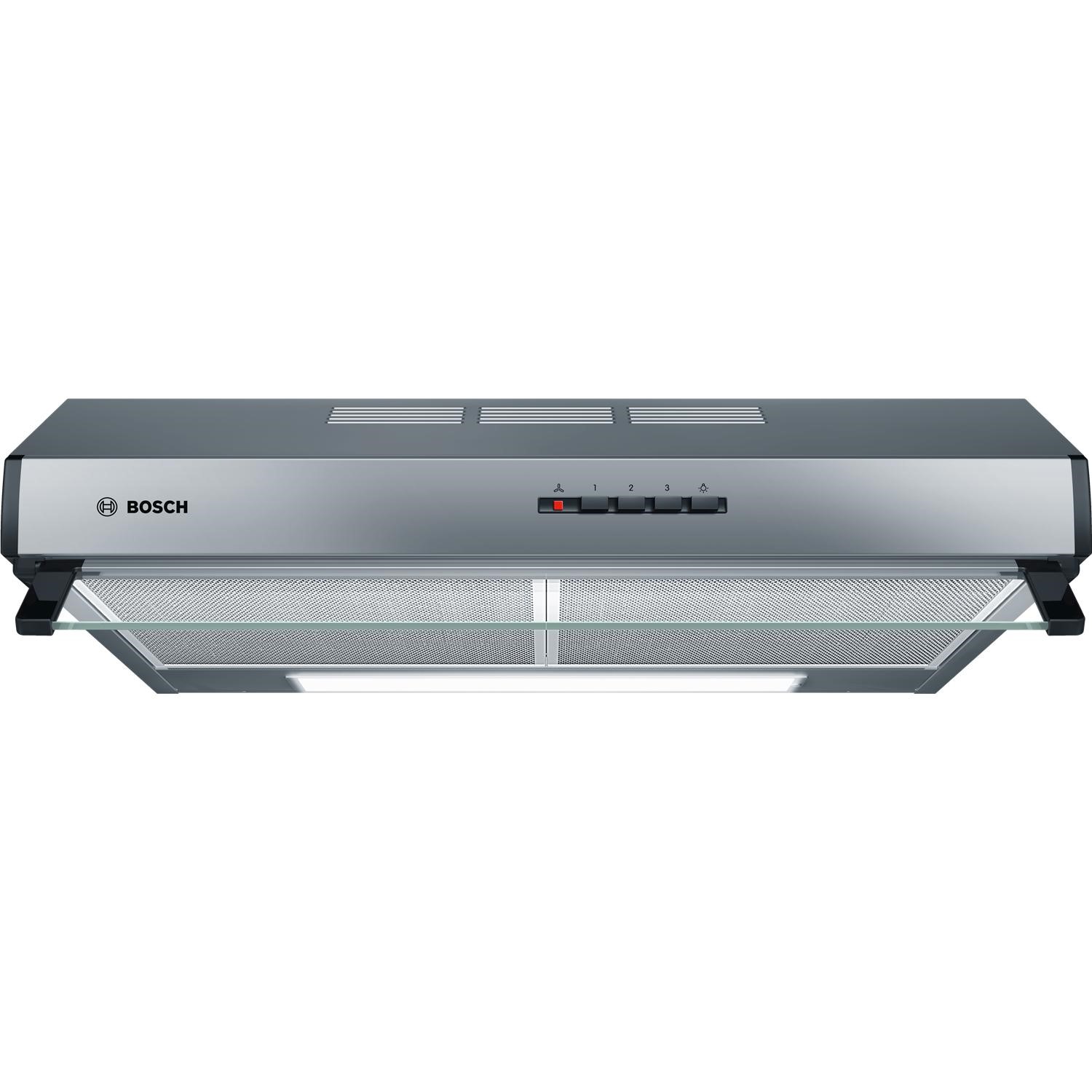 Bosch DUL63CC50B Series 4 60cm Built Under Visor Cooker Hood in Br Ste