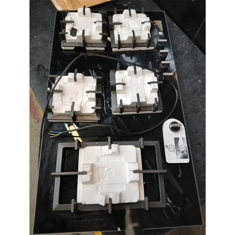 Refurbished Bosch Series 6 PPS9A6B90 90cm 5 Burner Gas Hob with Wok Burner Black