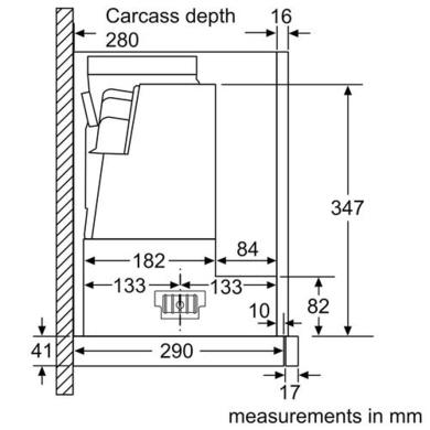 Bosch Series 4 90cm Telescopic Canopy Cooker Hood - Stainless Steel