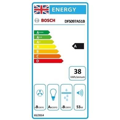 Bosch Series 4 90cm Telescopic Canopy Cooker Hood - Stainless Steel