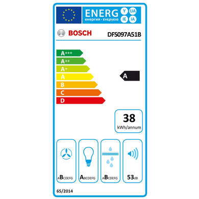 Bosch Series 4 90cm Telescopic Canopy Cooker Hood - Stainless Steel