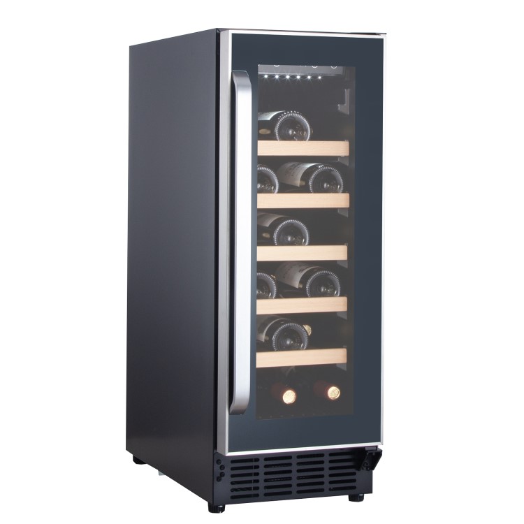 Refurbished electriQ eiQ30WINESS  Freestanding 18 Bottle Under Counter Wine Cooler Stainless Steel