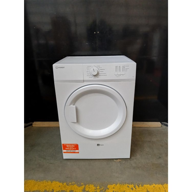 Refurbished Indesit CYDA81WWGLUK Freestanding Vented 8KG Tumble Dryer White