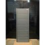 Refurbished- Sorrento Anthracite Horizontal Oval Designer Radiator 600x1593mm Single Panel 4255 BTU