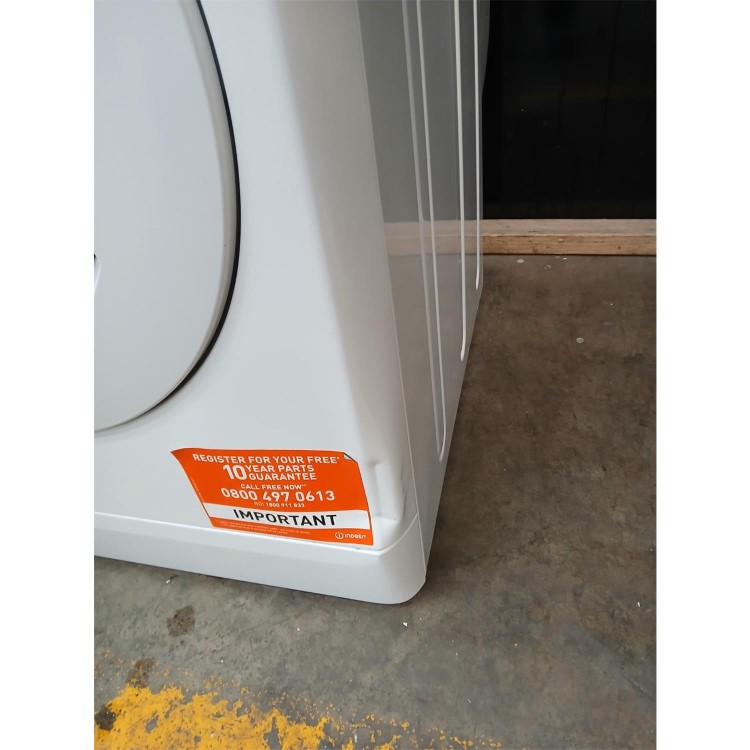 Refurbished Indesit Push&Go BDE107436WVUK Freestanding 10/7KG 1400 Spin Washer Dryer White