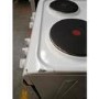 Refurbished Indesit ID5E92KMW 50cm Double Cavity Electric Cooker with Sealed Plate Hob White