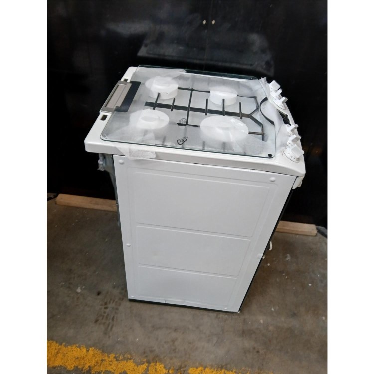 Refurbished AEG CGX1130ACW 55cm Gas Cooker with Lid White