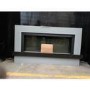 IMPERFECT - Black & Grey 62inch Wall Mounted Electric Fireplace - AmberGlo