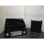 Refurbished electriQ eiQ60ANGLEGHBLHE 60cm Angled Cooker Hood with Hand Gesture Sensor Black