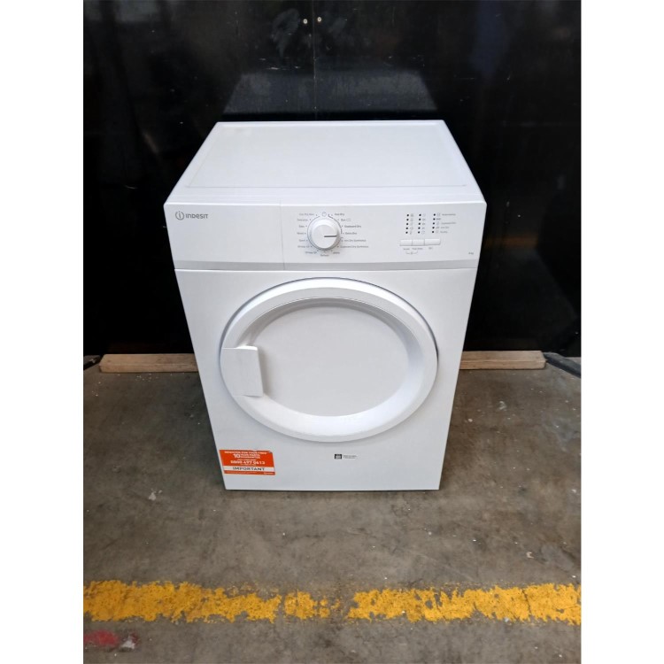Refurbished Indesit CYDA81WWGLUK Freestanding Vented 8KG Tumble Dryer White