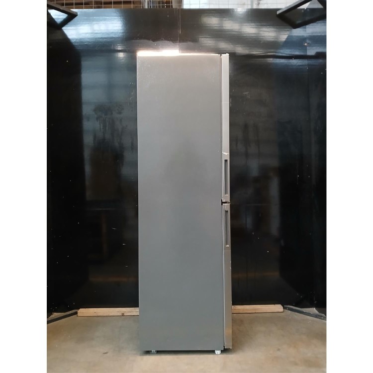 Refurbished electriQ eQ175FFLFINOXVE Freestanding 254 Litre 50/50 Fridge Freezer Stainless Steel