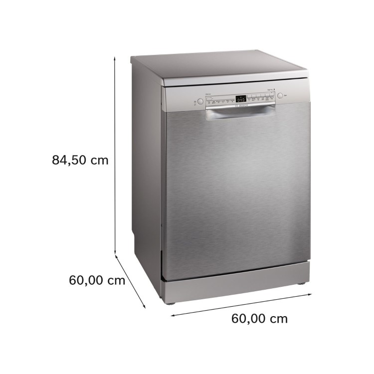 Refurbished Bosch Series 2 SMS2HVI67G 14 Place Freestanding Dishwasher Stainless Steel