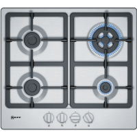 Refurbished Neff T26BB59N0 58cm 4 Burner Gas Hob Stainless Steel