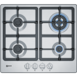 Neff N50 58cm 4 Burner Gas Hob - Stainless Steel