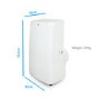 Refurbished electriQ 12000 BTU Quiet Portable Air Conditioner