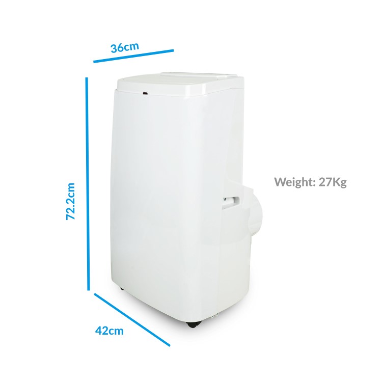 Refurbished electriQ 12000 BTU Quiet Portable Air Conditioner
