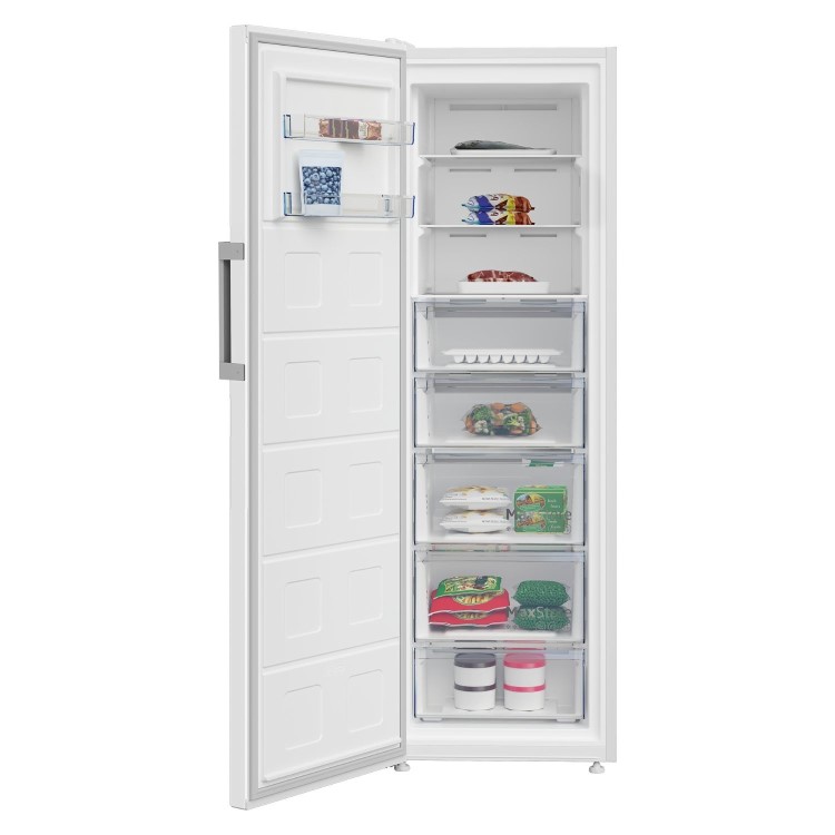 Refurbished Beko 286 Litre Tall Freestanding Freezer - White