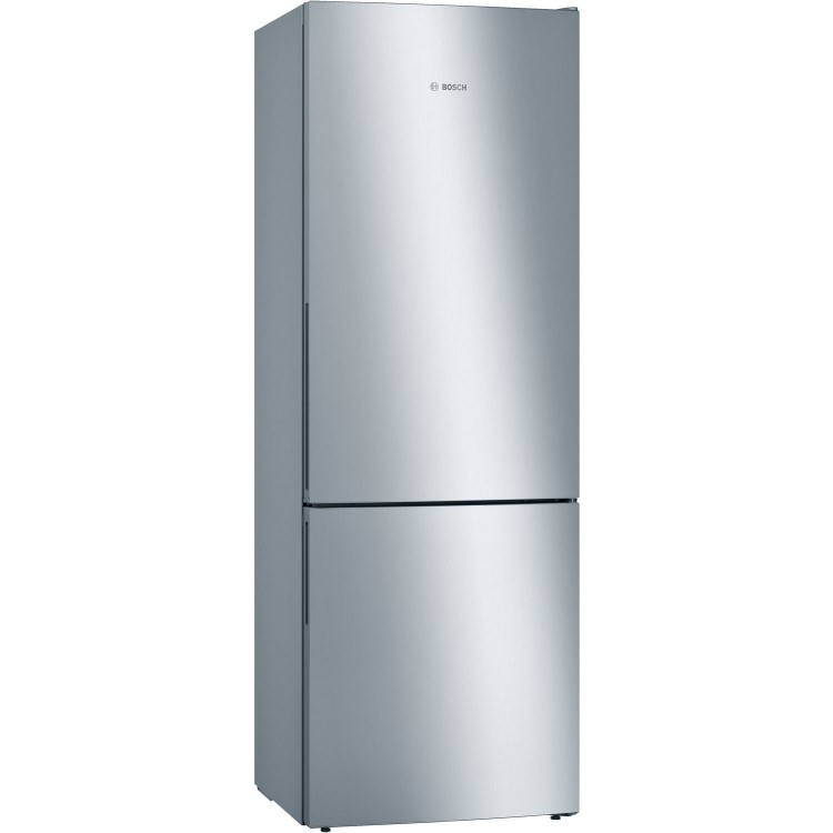 Refurbished Bosch Serie 6 KGE49AICAG Freestanding 413 Litre 60/40 Fridge Freezer Stainless Steel