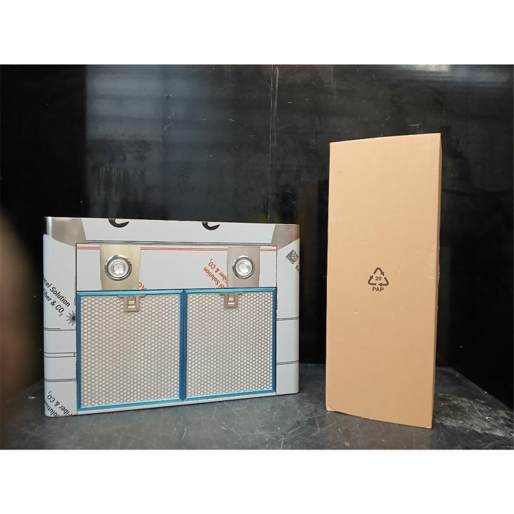 Refurbished Hotpoint PHC77FLBIX 70cm Chimney Cooker Hood Stainless Steel