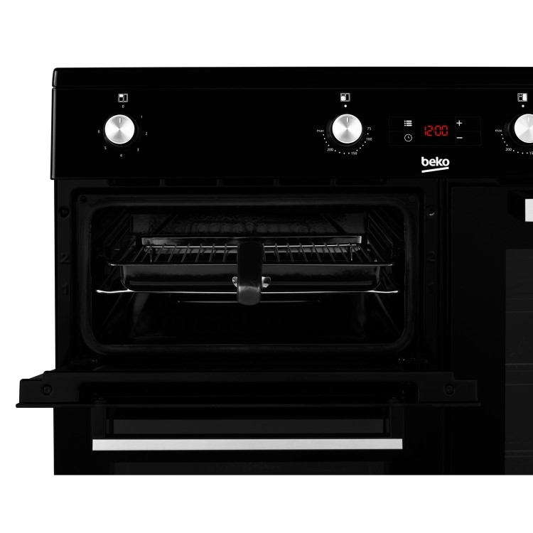 Refurbished Beko KDVI90K 90cm 5 Zone Induction Hob Electric Range Cooker