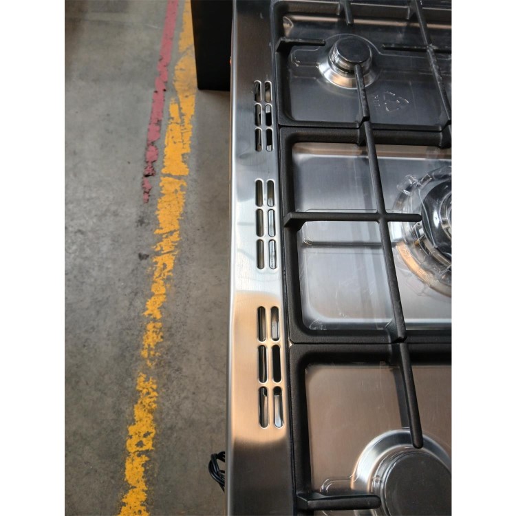 Refurbished electriQ EQRANGE90GASSS 90cm Gas Single Oven Range Cooker Stainless Steel