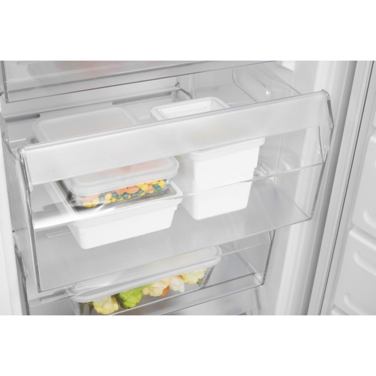 Refurbished Hotpoint HF1801EF2UK Integrated 209 Litre Upright Frost Free Freezer White