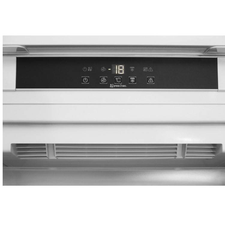 Refurbished Hotpoint HF1801EF2UK Integrated 209 Litre Upright Frost Free Freezer White