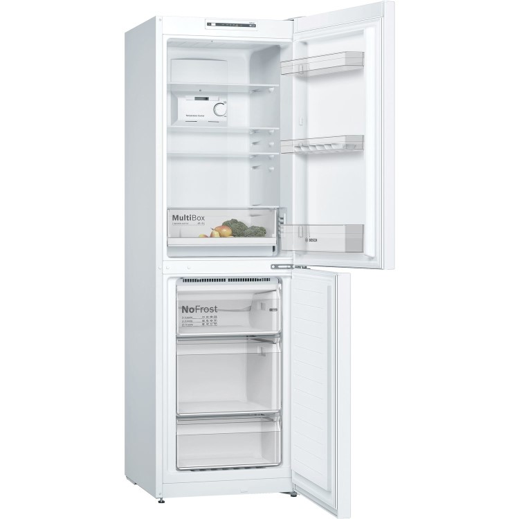 Bosch Series 2 297 Litre 50/50 Freestanding Fridge Freezer - White